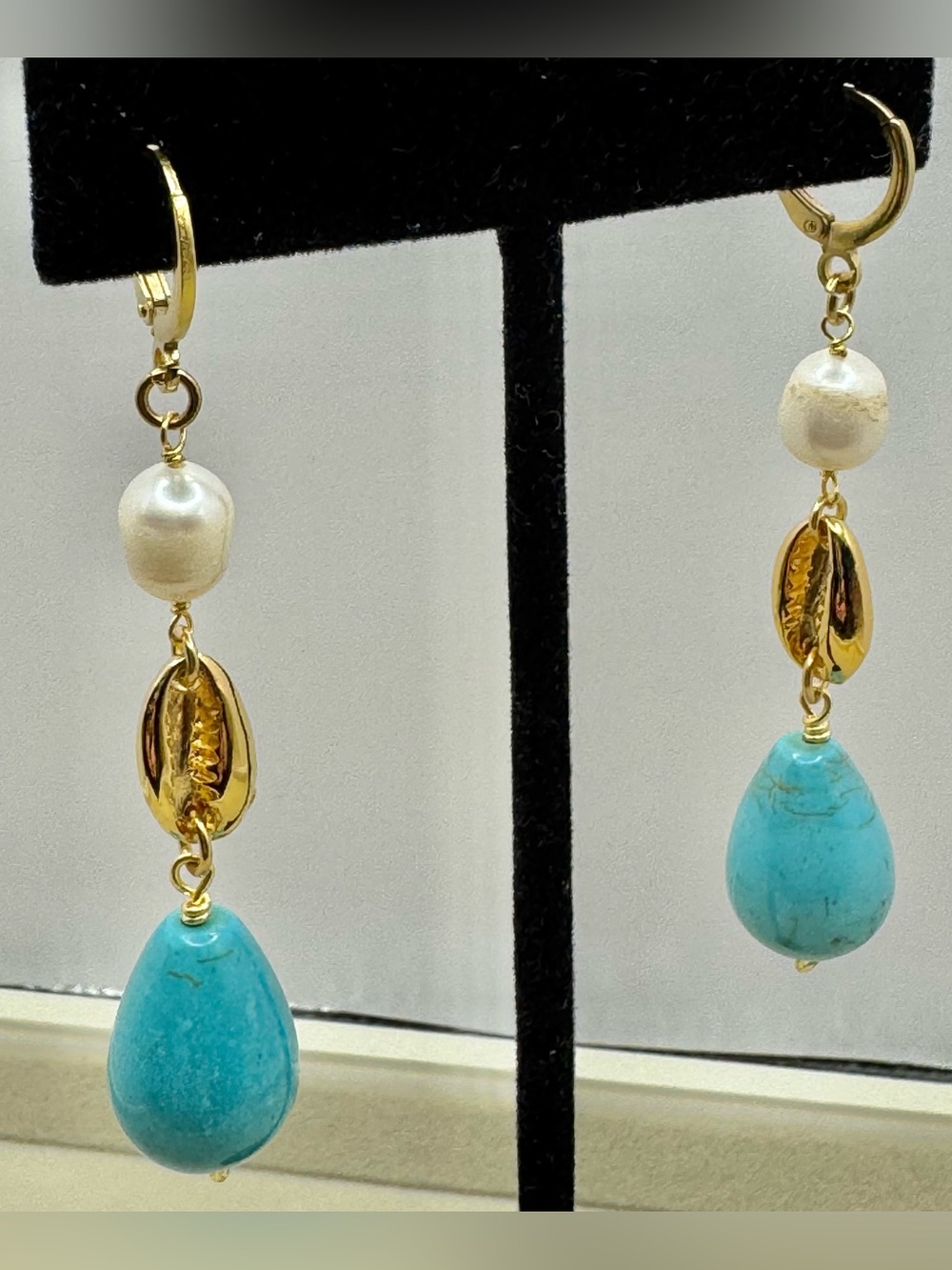 NEW Mayamar Turquoise Dangle Earrings